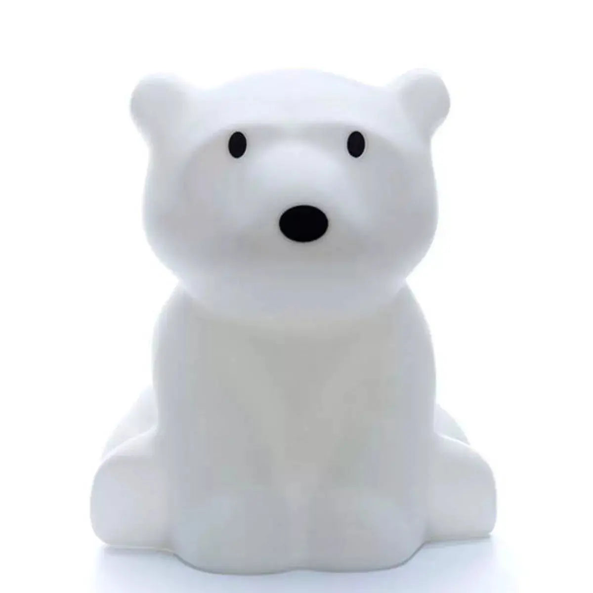 Nanuk the Polar Bear LED Night Light - Cute & Energy-Efficient Nursery Lamp for Kids' Bedroom, Baby Room Decor | Perfect for Nighttime Feeding, Bedtime Stories & Creating Soothing Ambiance