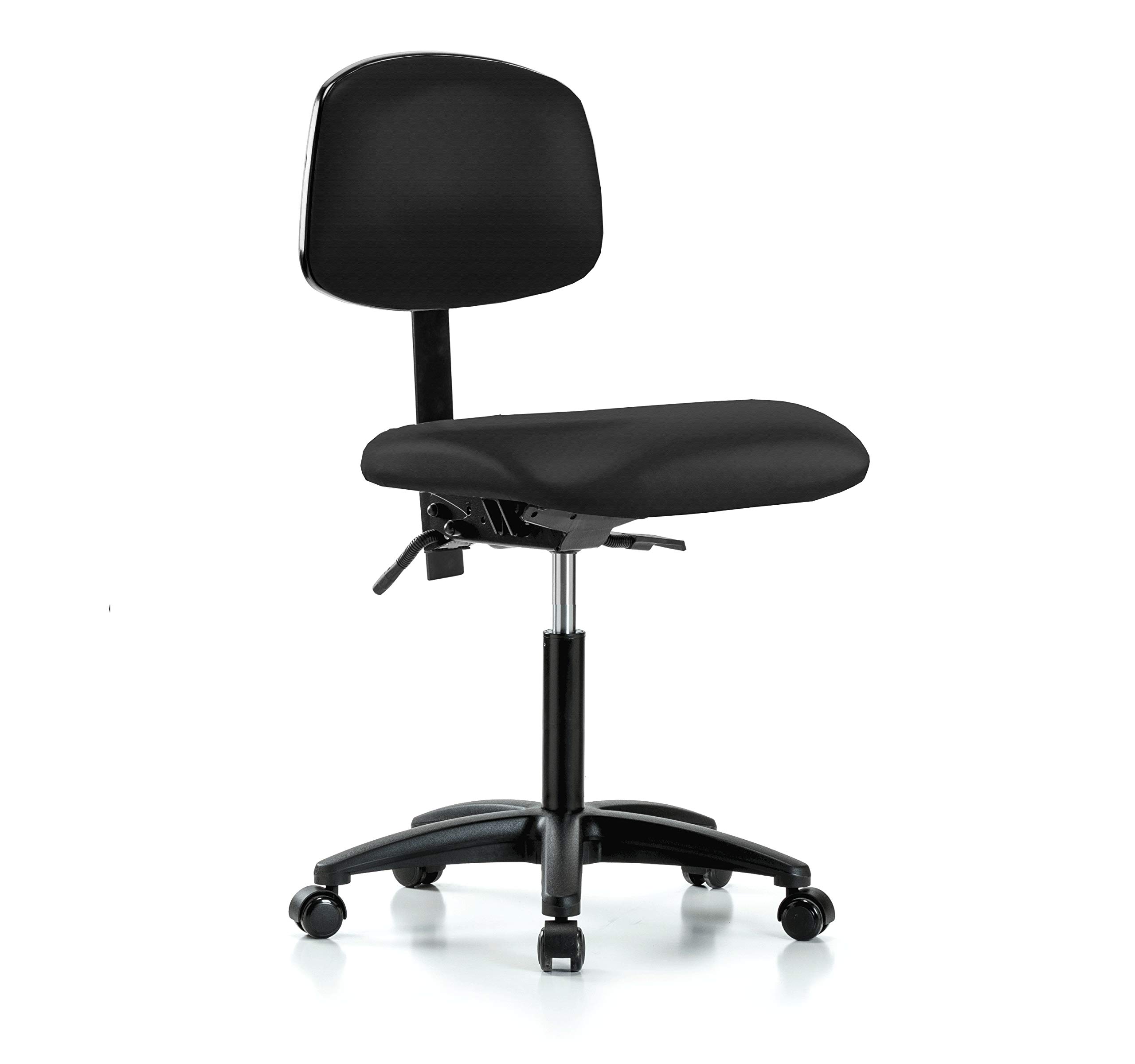 Adjustable Rolling Lab Chair with Back Support - 20-27