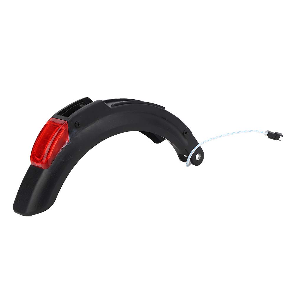 **Keenso 8in Electric Scooter Rear Mudguard with LED Tail Light - Compatible with Kugoo Series Scooters - Perfect for Wet Weather & Off-Road Riding**