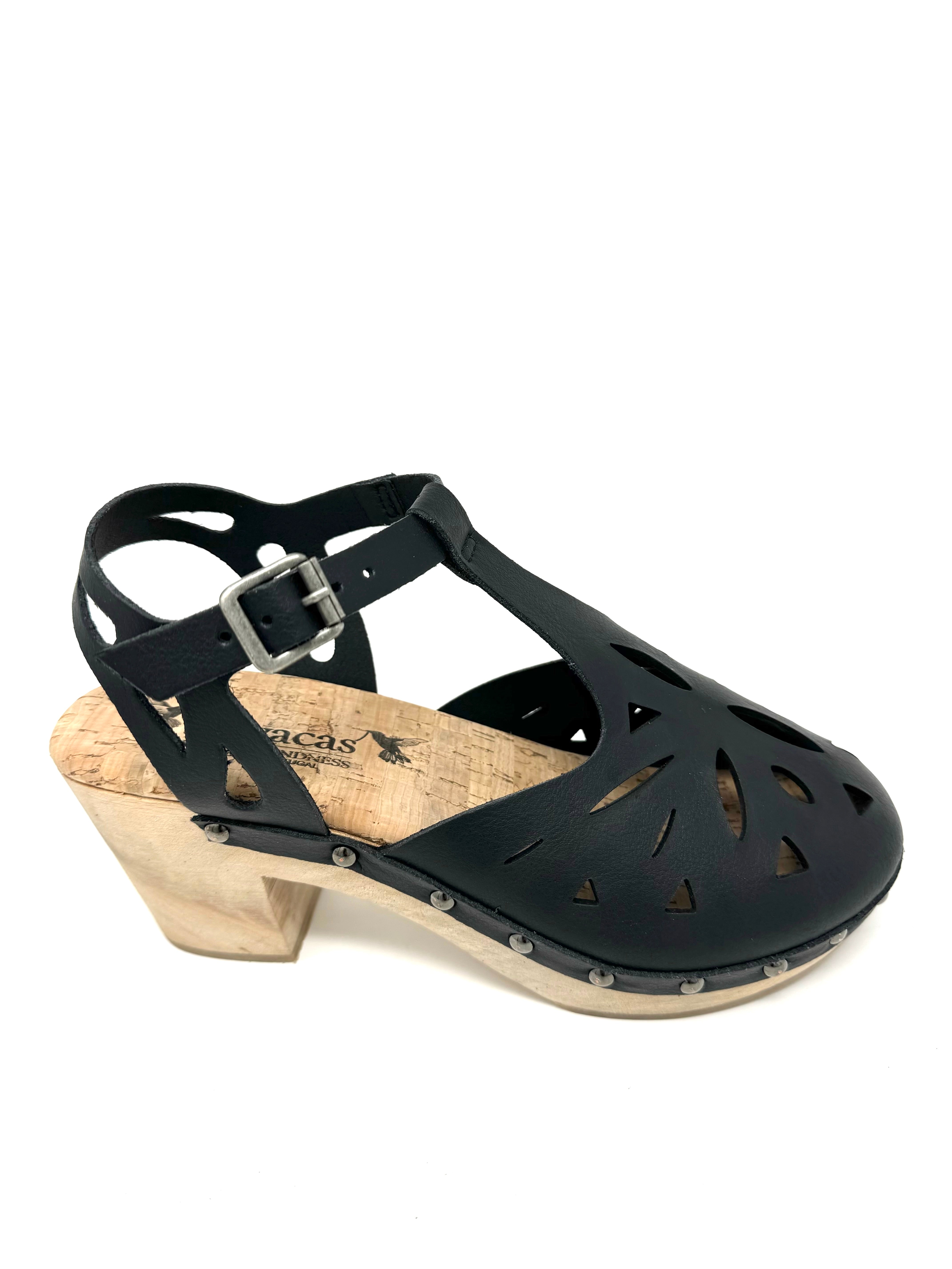 Novacas Esther Black Clog Shoes - Comfortable & Stylish Slip-On Clogs for Women - Perfect for Casual Wear, Work, and Home