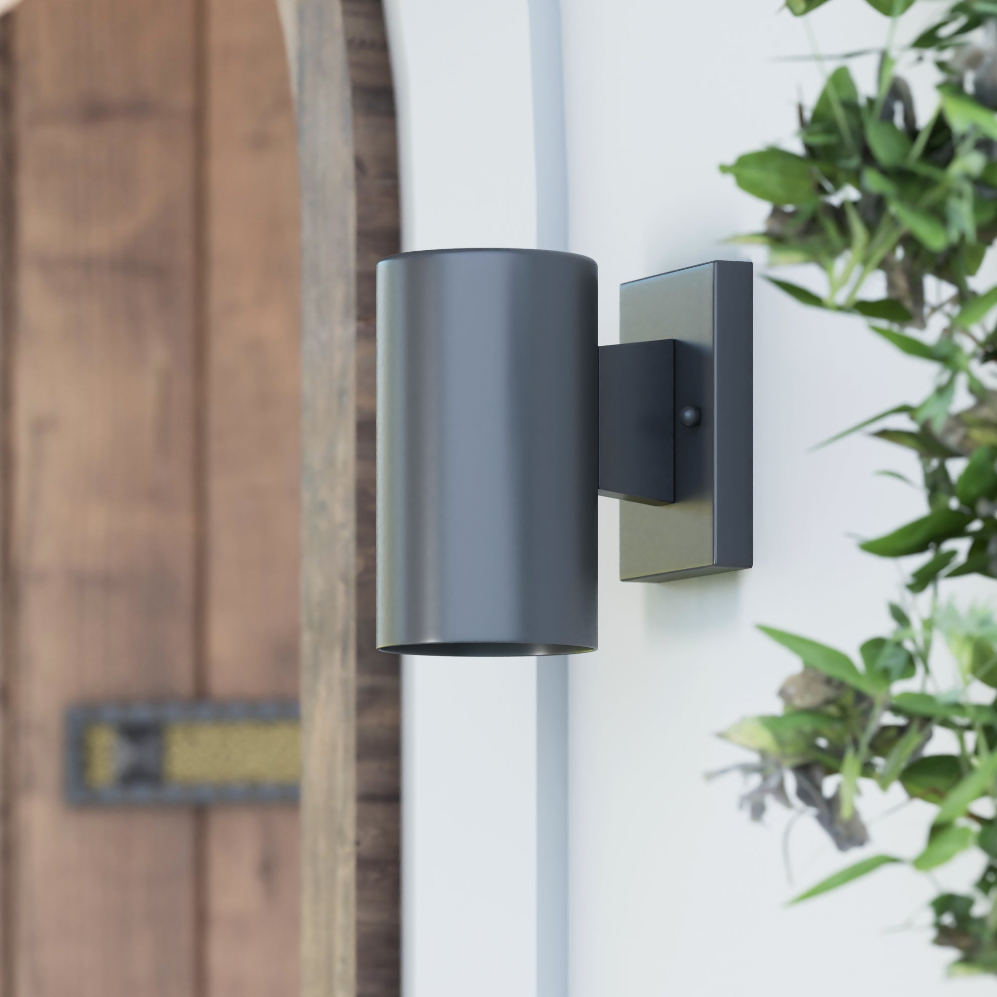 Matte Black Wet Rated Coach Light by Culverine - Outdoor Wall Sconce for Porch, Patio & Garden Lighting