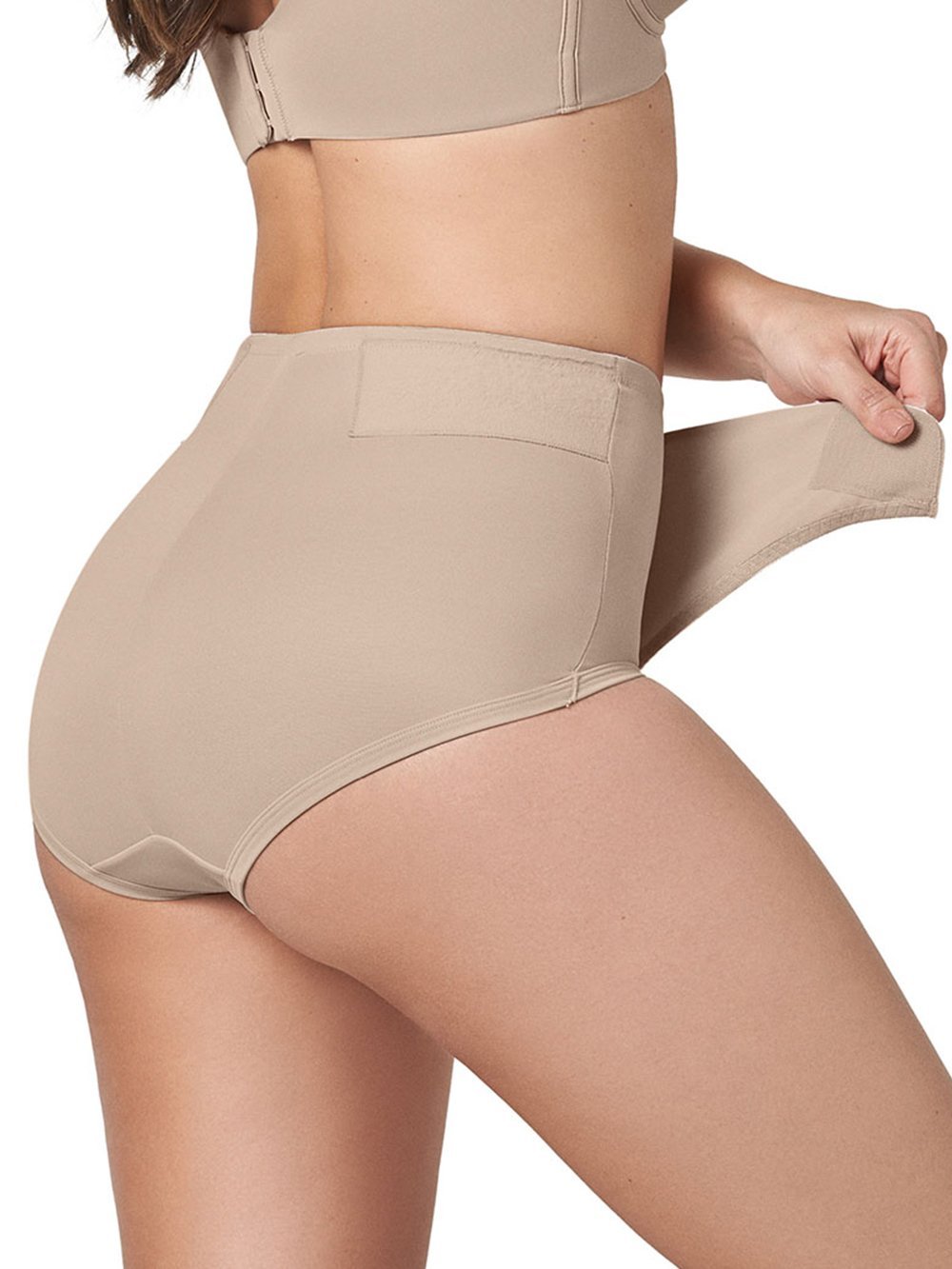 Postpartum Shapewear Panty with Adjustable Belly Wrap - Post Pregnancy Belly Support & Waist Trainer for New Moms - Perfect for Recovery, C-Section, and Everyday Comfort