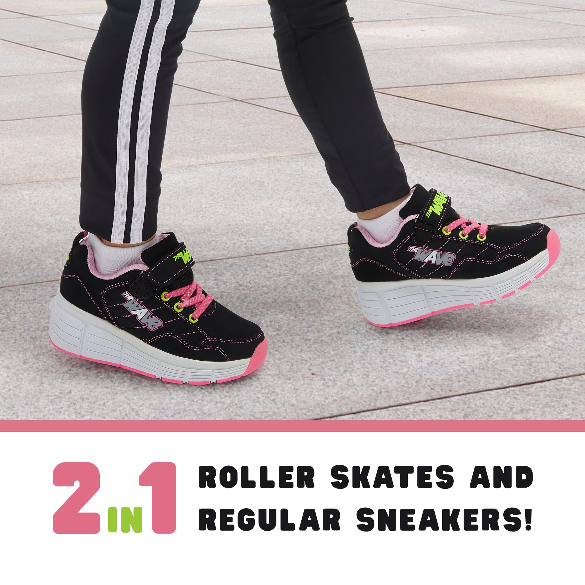 SDSPEED Kids Roller Skates - Adjustable Wheeled Sneakers for Boys & Girls | Perfect for Outdoor Play, Birthday Gifts & Skate Park Fun