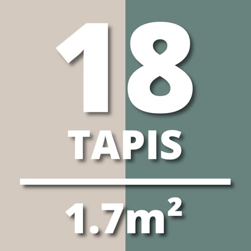 Sage Grey Duo | 18 Tapis | 1,67 M²