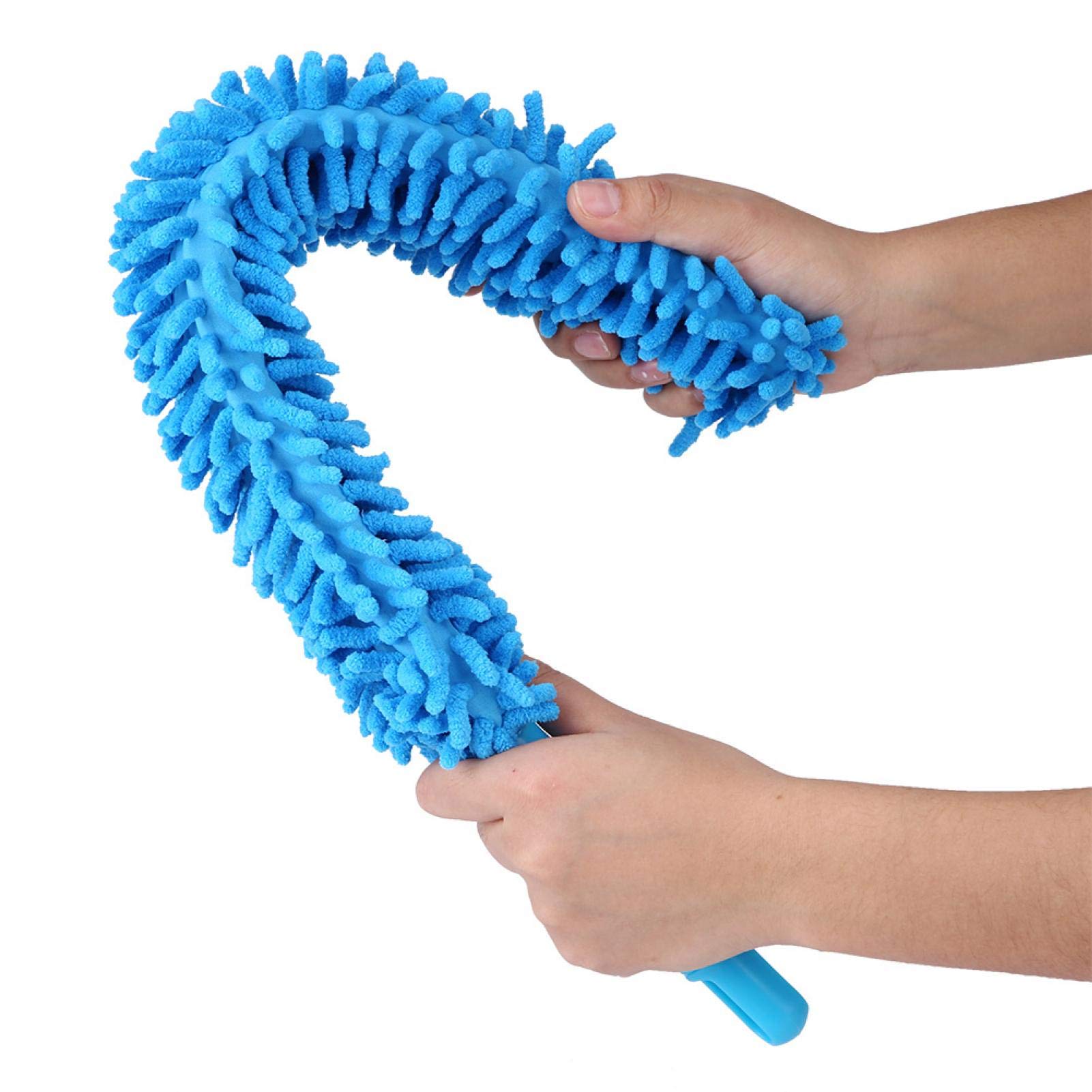 Flexible Car Cleaning Brush - Soft Microfiber Wheel Cleaner for Auto Detailing