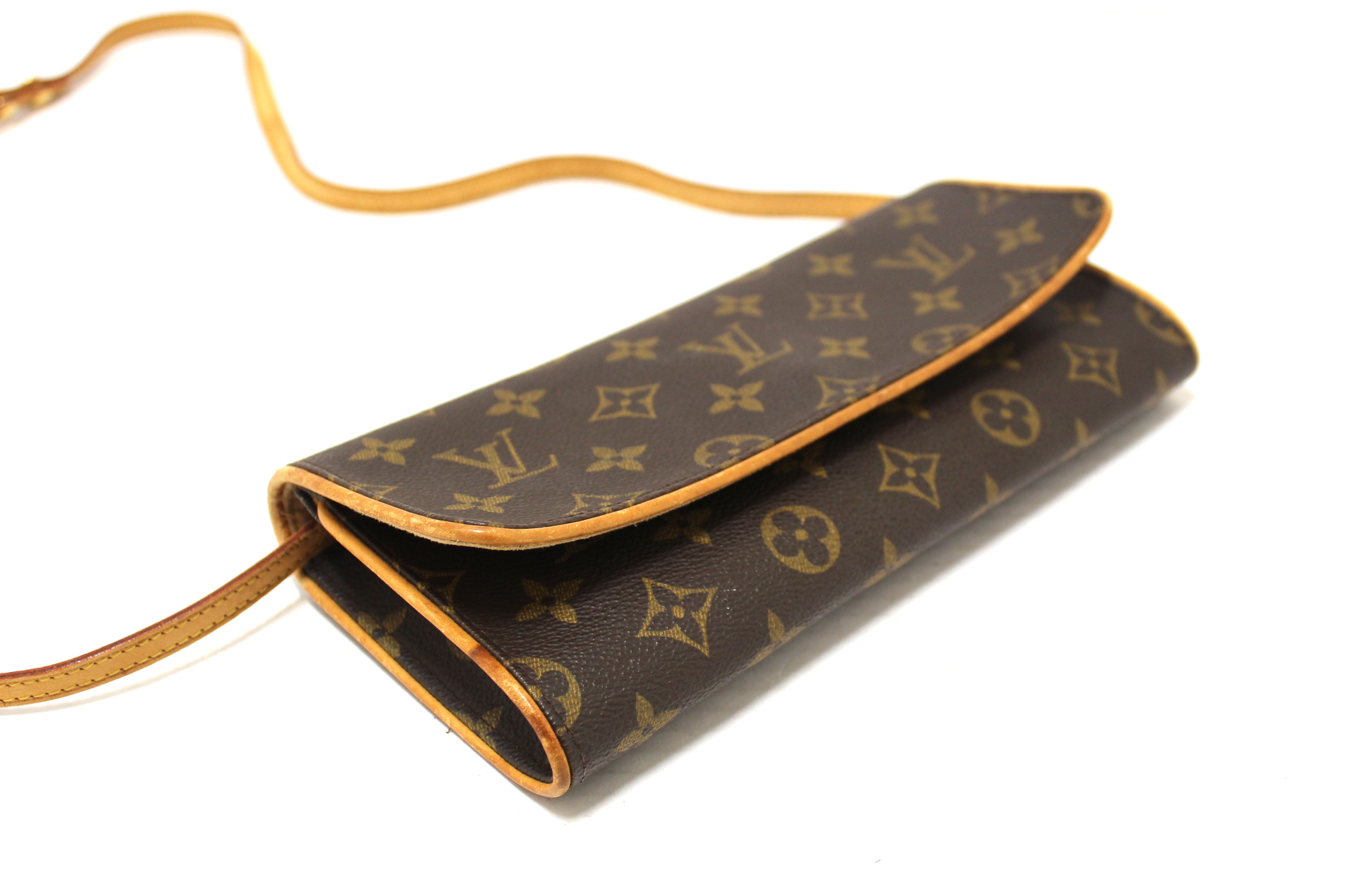 Authentic Louis Vuitton Monogram Pochette Twin GM Crossbody Bag - Luxury Designer Handbag for Women, Perfect for Date Night, Parties & Travel Accessories
