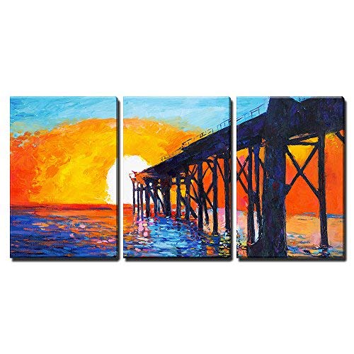 Wall26 - Sunset Over Ocean Canvas Wall Art - 24