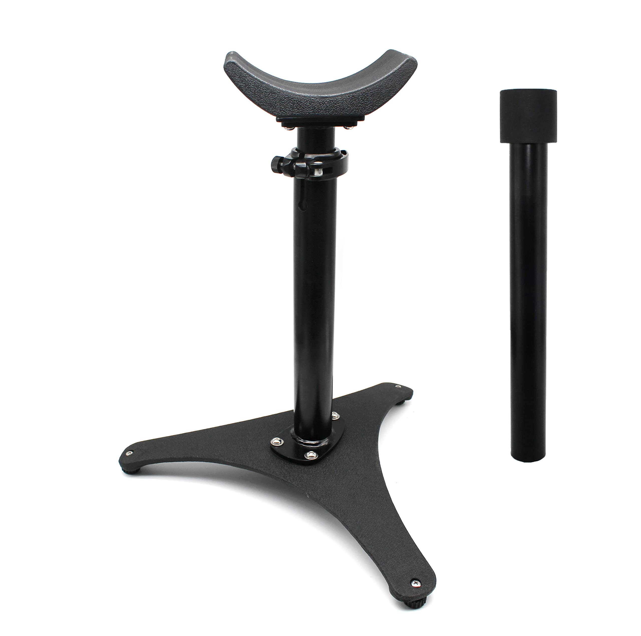 Adjustable Height Metal Hoof Stand - Professional Farrier Tool for Horse Hoof Care & Grooming | Durable Black Hoof Jack for Horses, Ponies & Livestock | Perfect for Stable, Ranch & Veterinary Use