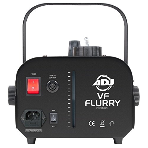 American DJ VF Flurry Snow Machine with 8oz Long-Lasting Snow Concentrate – Perfect for Winter Parties, Christmas Events & Stage Performances