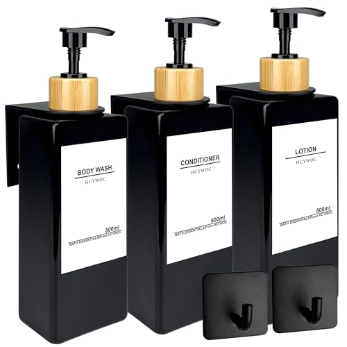 Black Bottle + Bamboo Pump
