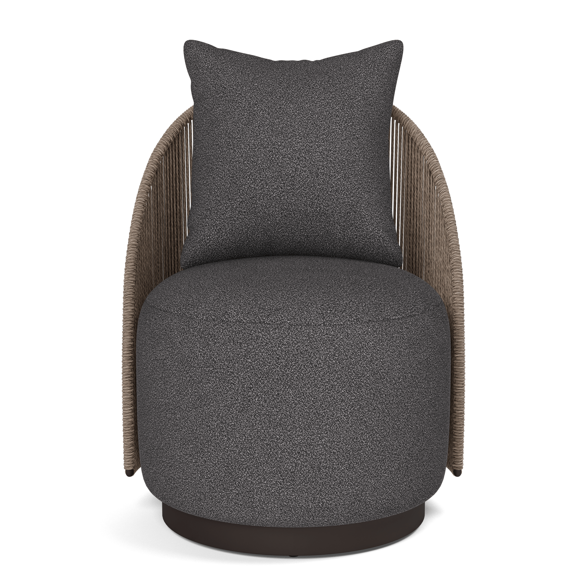 Milan Swivel Dining Chair - Modern Upholstered Kitchen Counter Stool with 360° Rotation - Perfect for Dining Room, Kitchen Island, Bar & Breakfast Nook