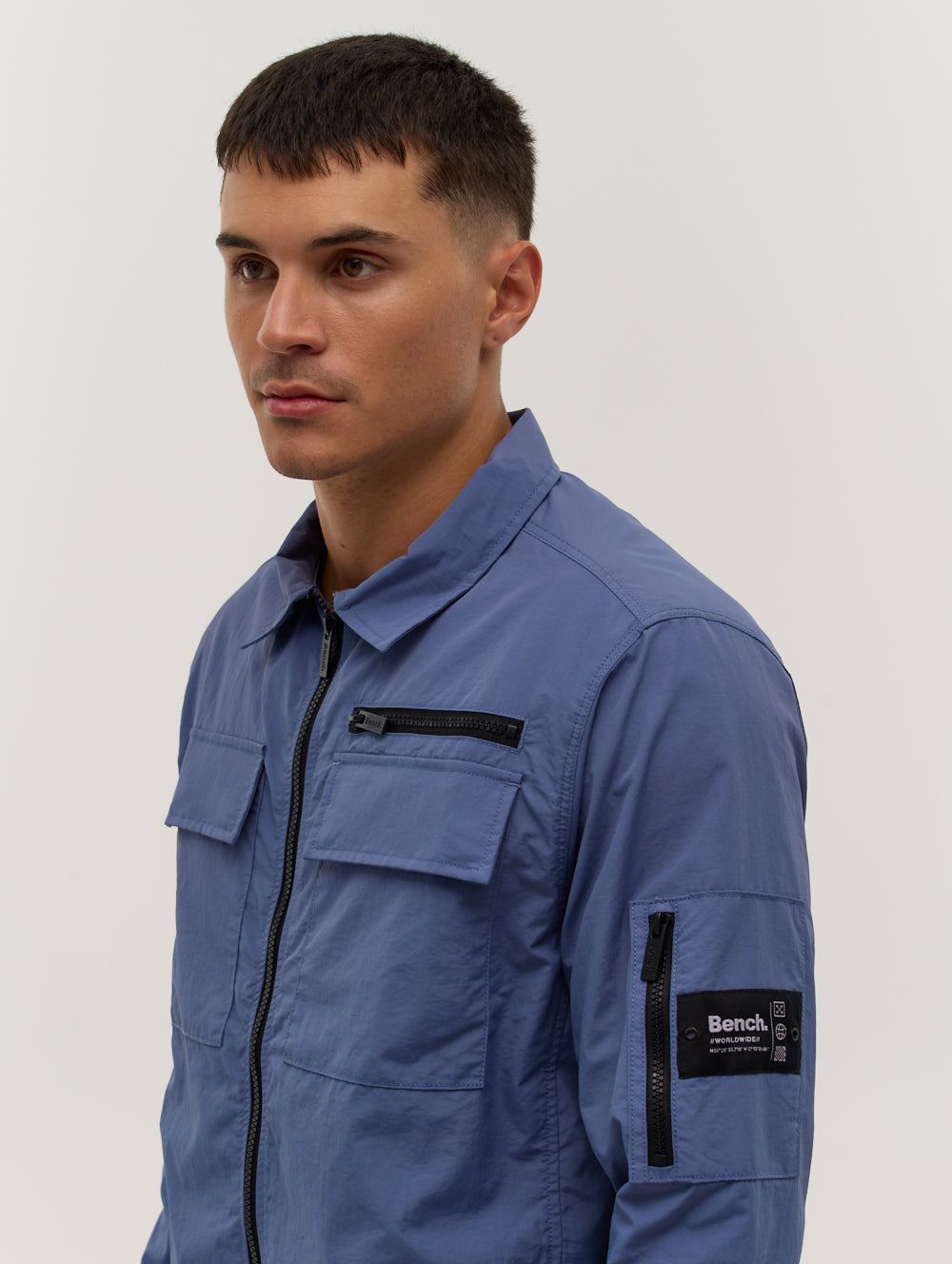 Branson Sleeve Pocket Shacket - Stylish Fleece Lined Overshirt for Men & Women | Perfect for Outdoor Adventures, Casual Wear & Layering in Fall/Winter