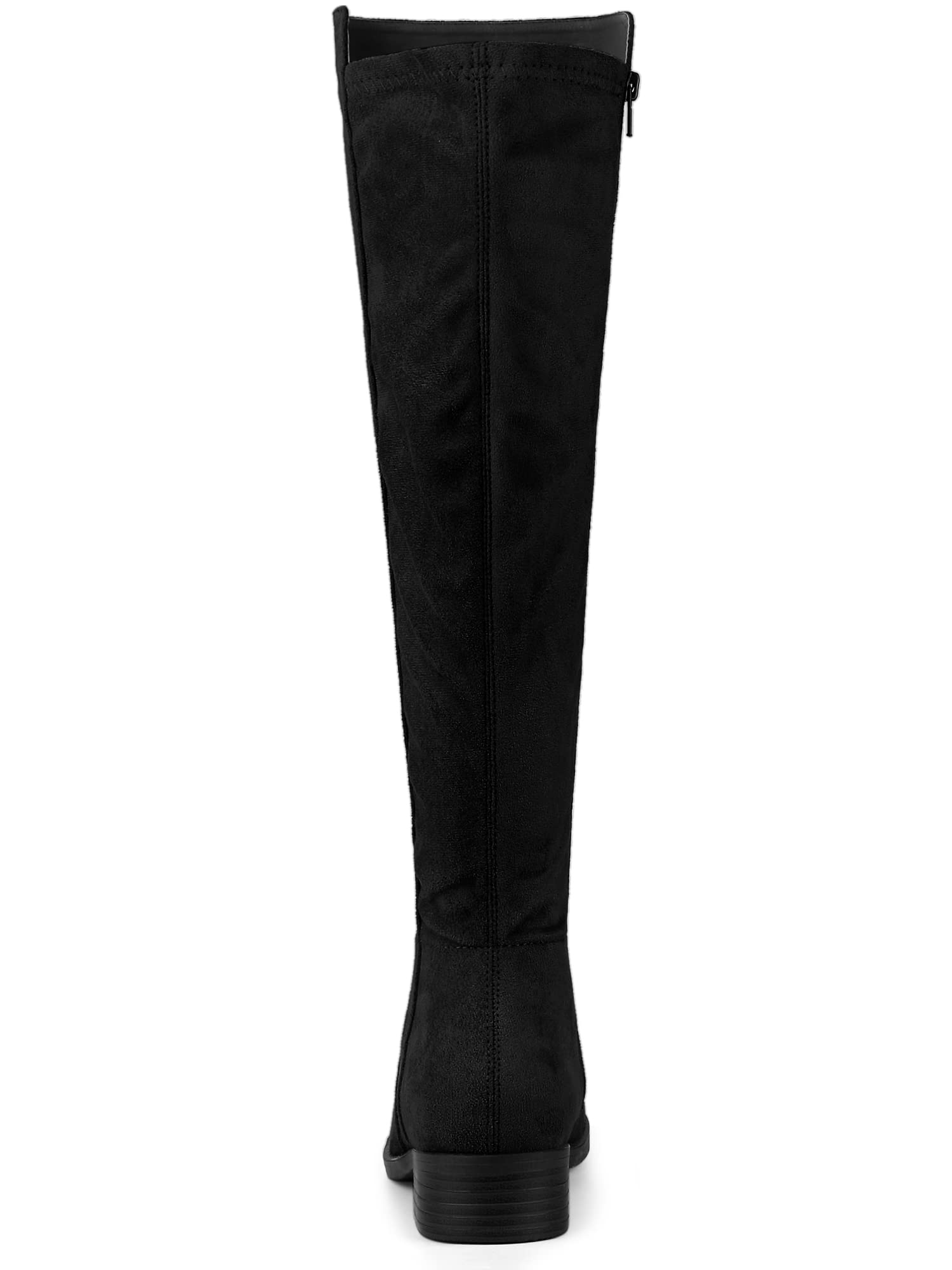 Allegra K Women's Knee High Boots with Side Zipper - Chunky Heel Fashion Boots for Fall & Winter | Perfect for Office, Party & Night Out
