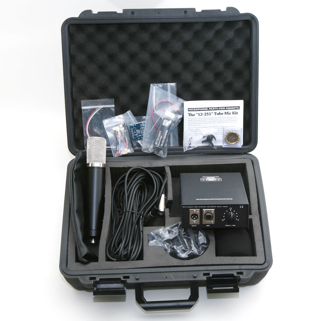 Professional V47 Tube Condenser Microphone Kit - Studio Recording, Podcasting & Voice Overs - Perfect for Home Studios, Streaming & Music Production