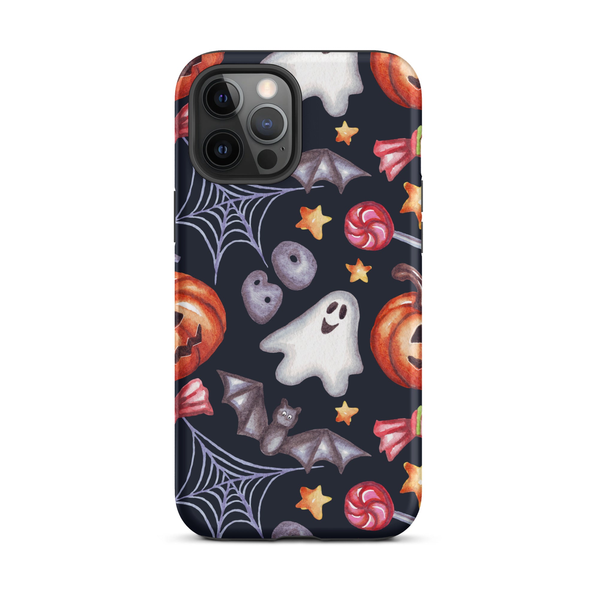 Premium Spooky Charm iPhone Case - Cute & Durable Protective Cover for iPhone 13/14/15, Perfect for Halloween, Parties & Everyday Use