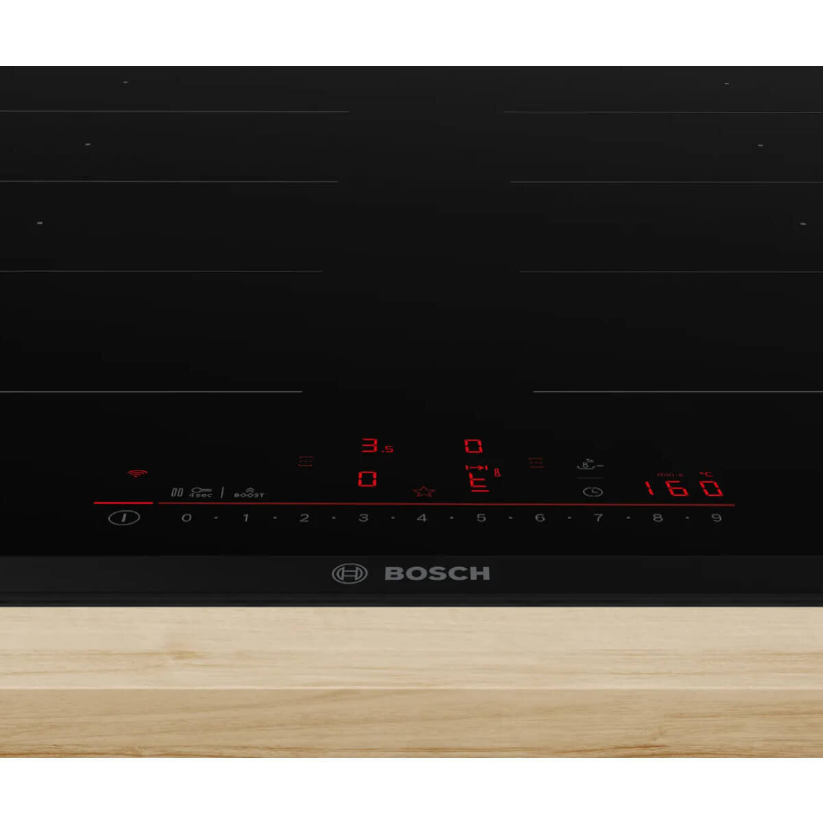 Bosch Series 6 Accentline 60cm Flex Induction Cooktop PXX695HC1E - Premium German Induction Stove for Modern Kitchens, Perfect for Home Chefs & Entertaining Guests