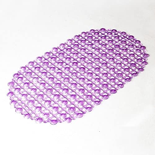 3NH® Non-Slip Blue Bath Mat 14.96 x 26.77 Inches - Super Absorbent Shower Rug for Bathroom, Bathtub & Floor - Perfect for Wet Areas, Spa-Like Comfort & Safety