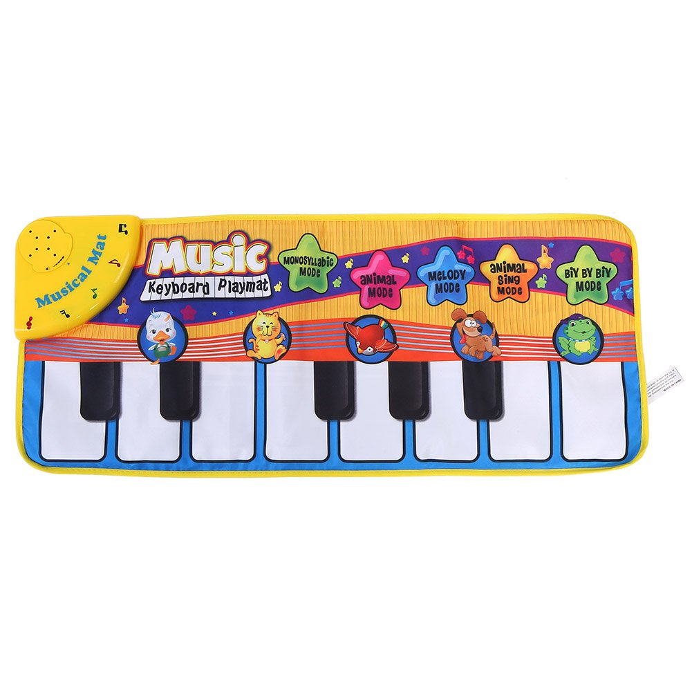 Best Baby Music Play Mat - Electronic Piano Keyboard with Animal Sounds, Interactive Crawling Blanket for Toddlers - Perfect Gift for Kids Birthday & Early Learning Development at Home