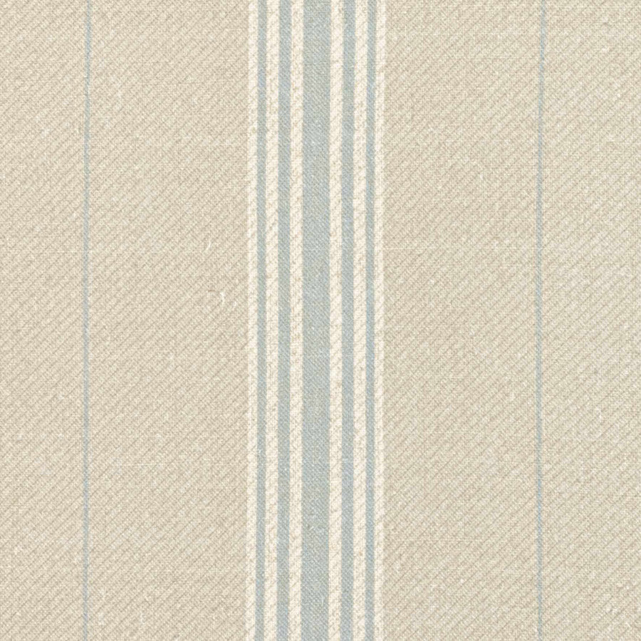 Vallon Stripe Linen Fabric - Old Blue Sample Textile for Home Decor, Upholstery & DIY Crafts | Premium Quality Linen Material for Curtains, Pillows & Table Runners