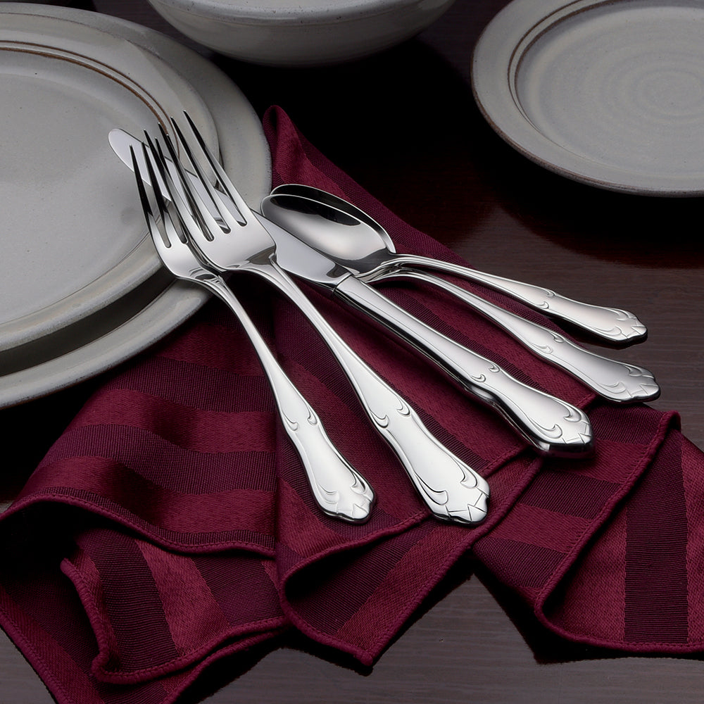 Champlin 45-Piece Dinnerware Set - Elegant Porcelain Plates, Bowls & Mugs for Family Dining, Parties & Entertaining