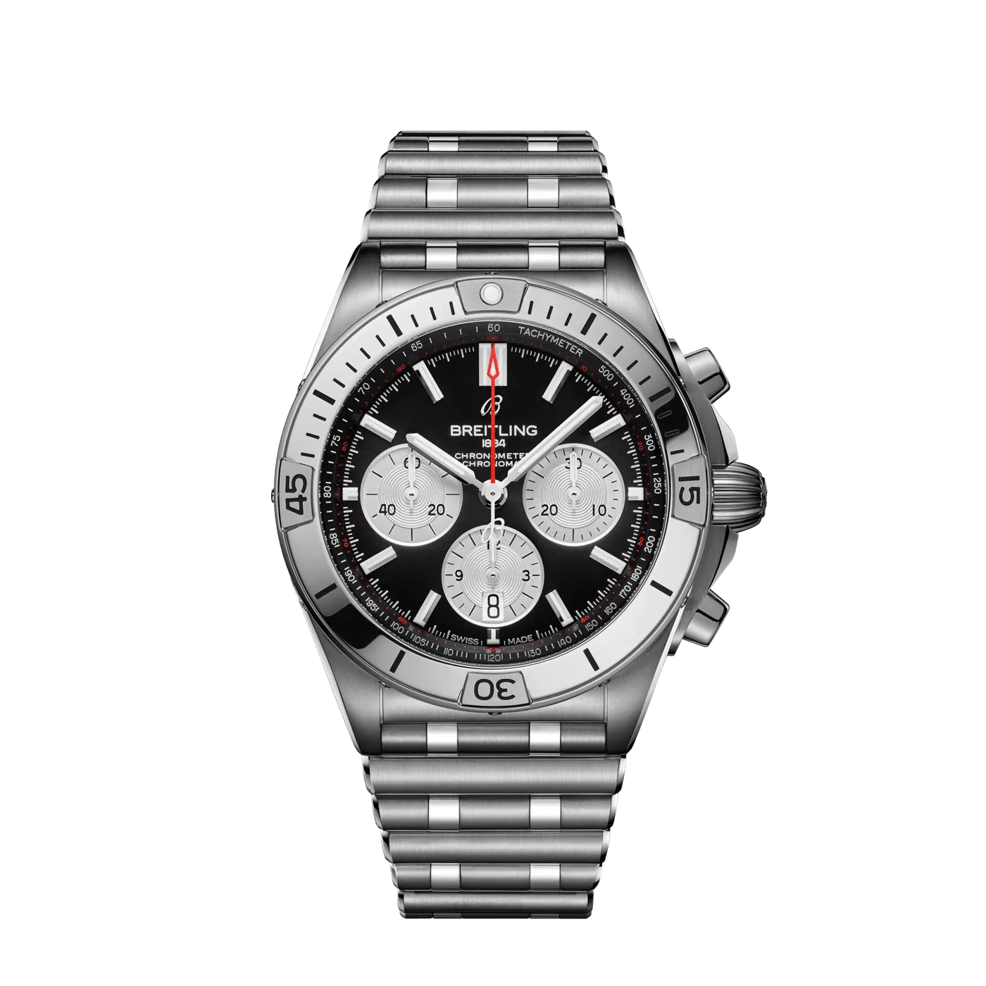 Breitling Chronomat Chronograph B01 42mm Men's Watch AB0134101B1A1 - Luxury Swiss Automatic Timepiece for Business, Travel & Special Occasions