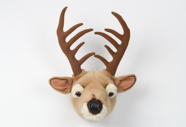 Premium Plush Trophy Deer Stuffed Animal - Soft & Cuddly Gift for Kids, Birthday Party Favors, Nursery Decor, and Awards Ceremonies