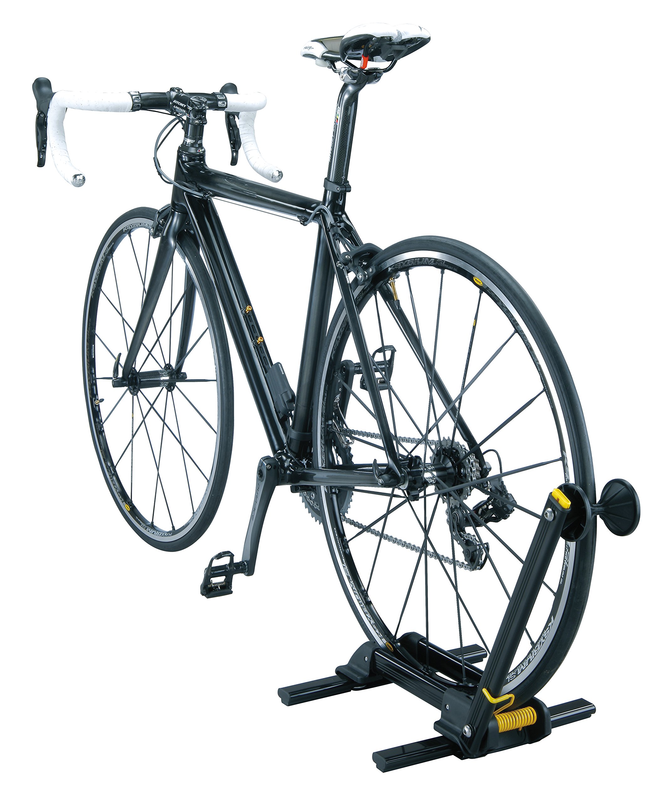 Topeak Lineup Stand - Portable Folding Bike Repair Stand for Mountain & Road Bikes - Perfect for Home Garage, Outdoor Cycling Maintenance & Travel Storage