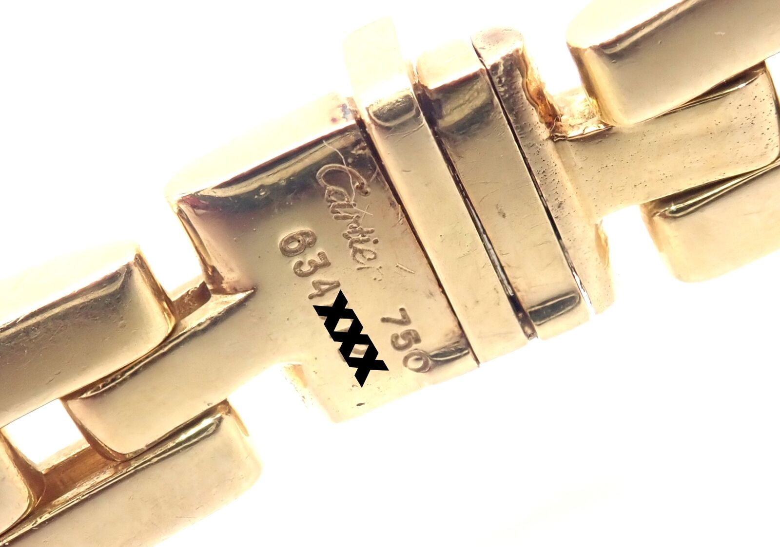 Authentic Cartier 3 Row Maillon Panther Panthere 18k Yellow Gold Link Necklace | Luxury Jewelry for Women | Perfect for Weddings, Parties & Special Occasions