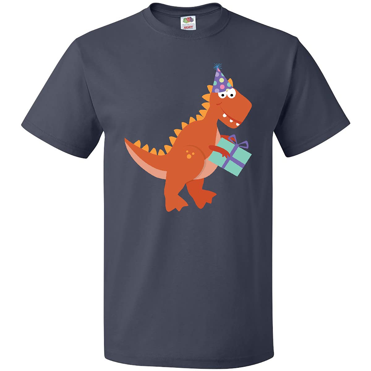 Inktastic Dinosaur Birthday T-Shirt for Kids - Cute Dino Graphic Tee for Boys & Girls Birthday Party, School, Playdate & Everyday Wear