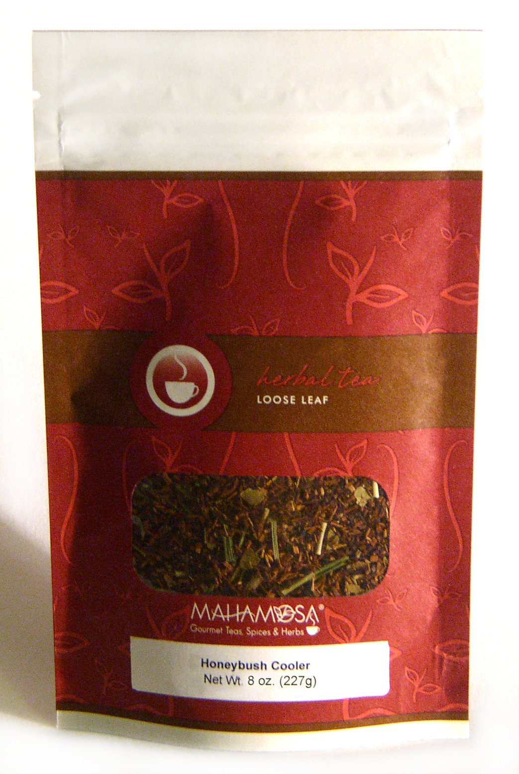 Mahamosa Honeybush Cooler Tea 8 oz - Organic Loose Leaf Herbal Tea Blend with Lemongrass, Lemon Myrtle & Citrus | Caffeine-Free, Antioxidant-Rich | Perfect for Iced Tea, Relaxation & Summer Refreshment