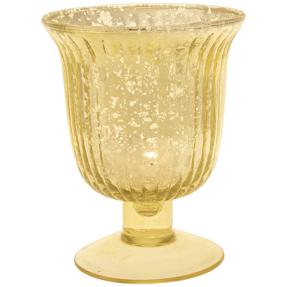Vintage Mercury Glass Vase 5