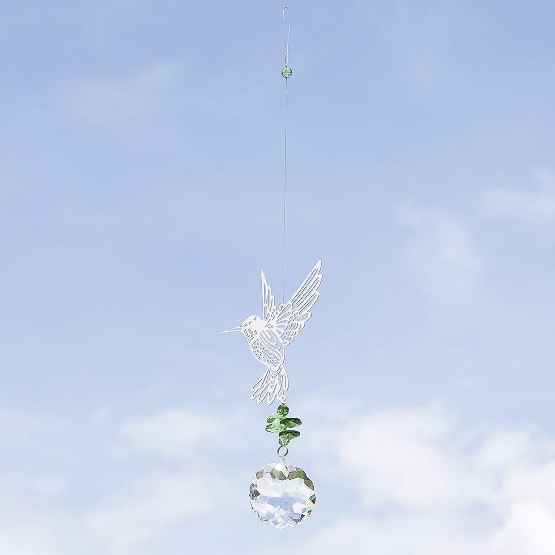 H&D HYALINE & DORA Crystal Glass Prism Sun Catcher - Rainbow Maker Window Hanging Decor for Hummingbirds | Perfect Gift for Home, Garden & Office Decor