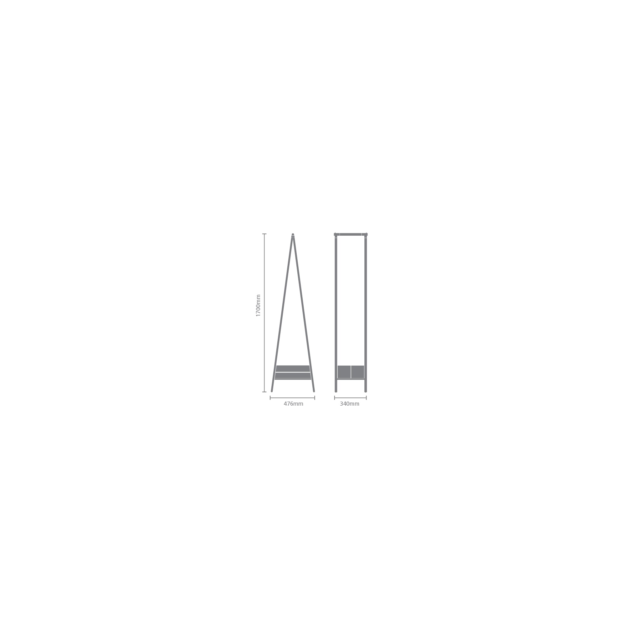 Compact Linn Clothes Rack - Space-Saving Garment Organizer for Bedroom, Closet & Laundry Room | Foldable & Sturdy Clothing Storage Solution