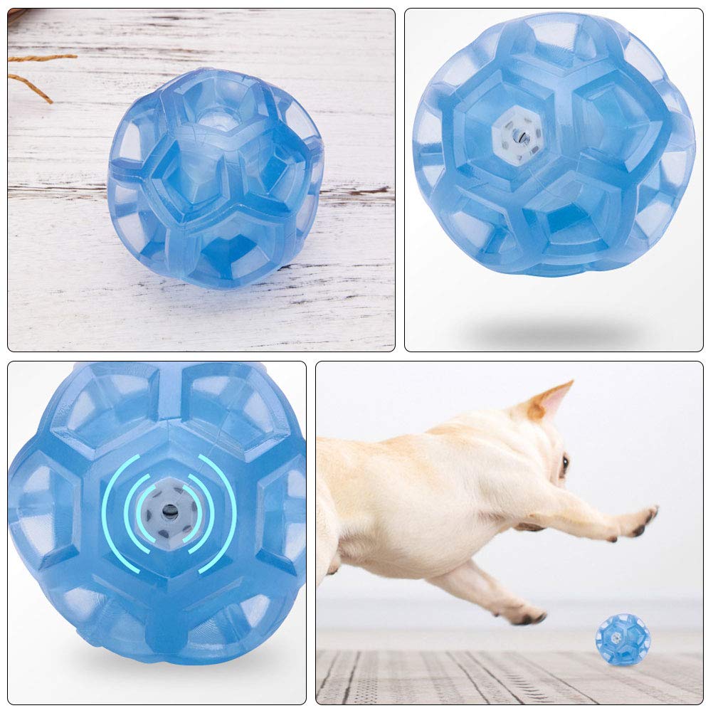 Interactive Rolling & Whistling Ball Dog Toy - Durable Chew Toy for Small & Large Dogs - Fun Playtime & Training Reward for Indoor/Outdoor Use