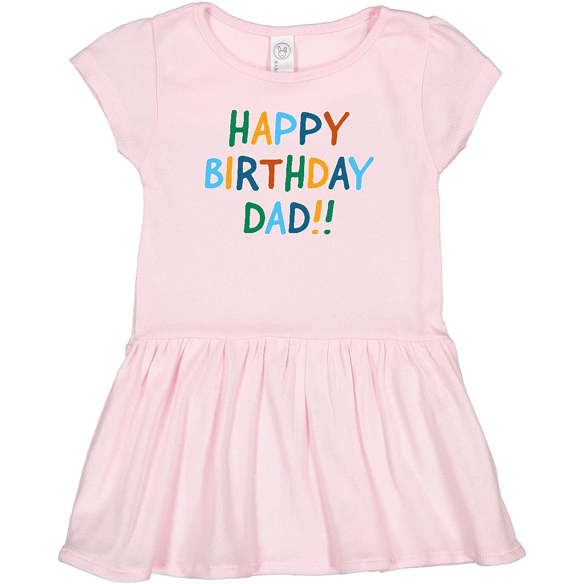 Inktastic Happy Birthday Dad Toddler Dress - Cute Outfit for Baby Girls & Boys - Perfect for Birthday Parties, Family Photos & Special Occasions