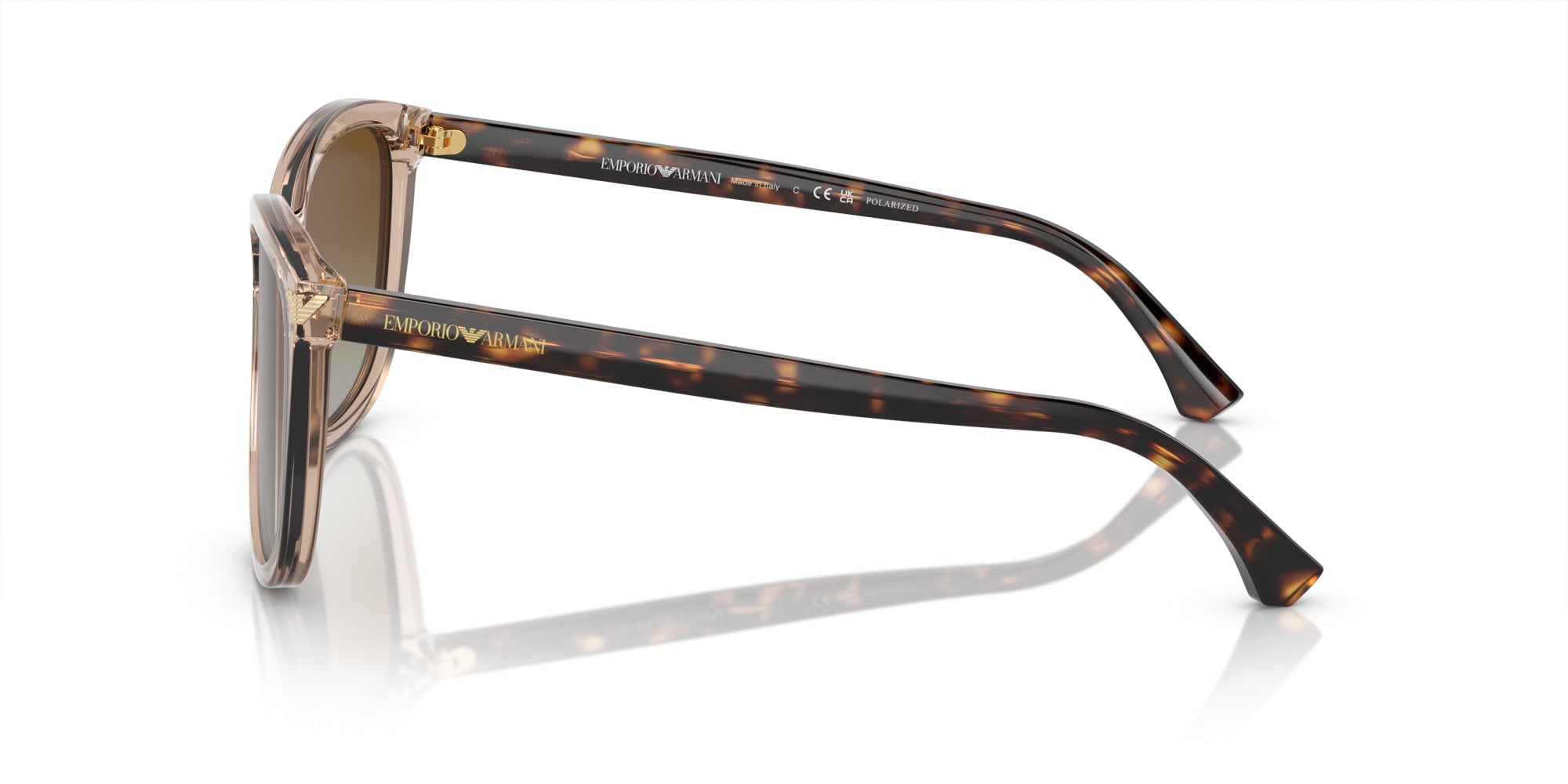 Emporio Armani EA4060 Sunglasses - Polarized UV Protection Aviator Style for Men & Women | Perfect for Driving, Beach & Outdoor Activities