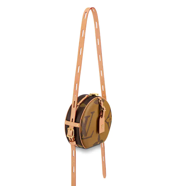 LV Boite Chapeau Souple Giant Reverse Monogram Handbag - Luxury Designer Shoulder Bag for Women | Perfect for Work, Travel & Evening Events