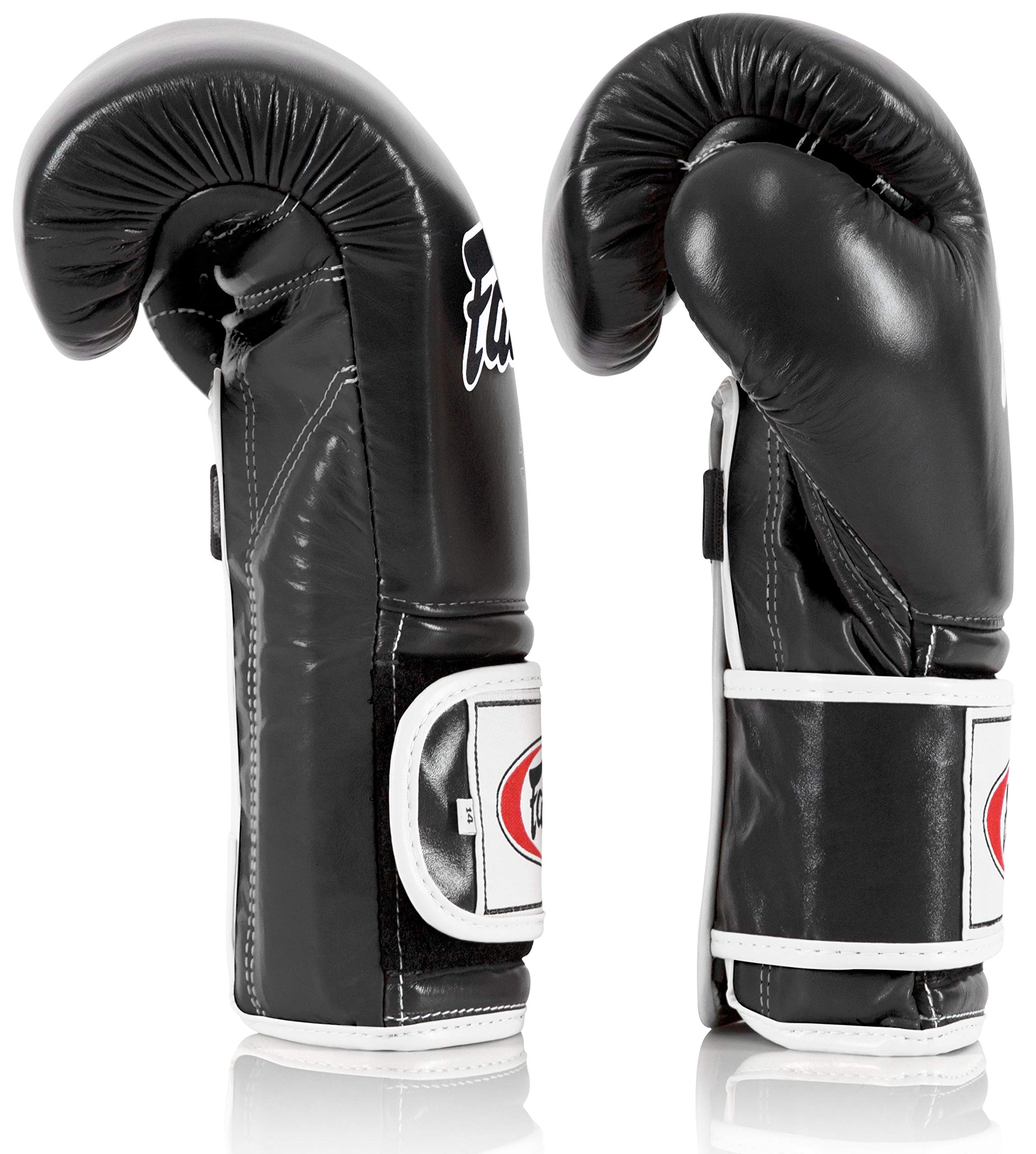 Fairtex BGV9 Muay Thai Boxing Gloves for Professional Fighters & Trainers - Mexican Style MMA Gloves for Heavy Bag Training, Sparring & Martial Arts - Lightweight Shock-Absorbent Punching Gloves for Kickboxing, Muay Thai & Combat Sports