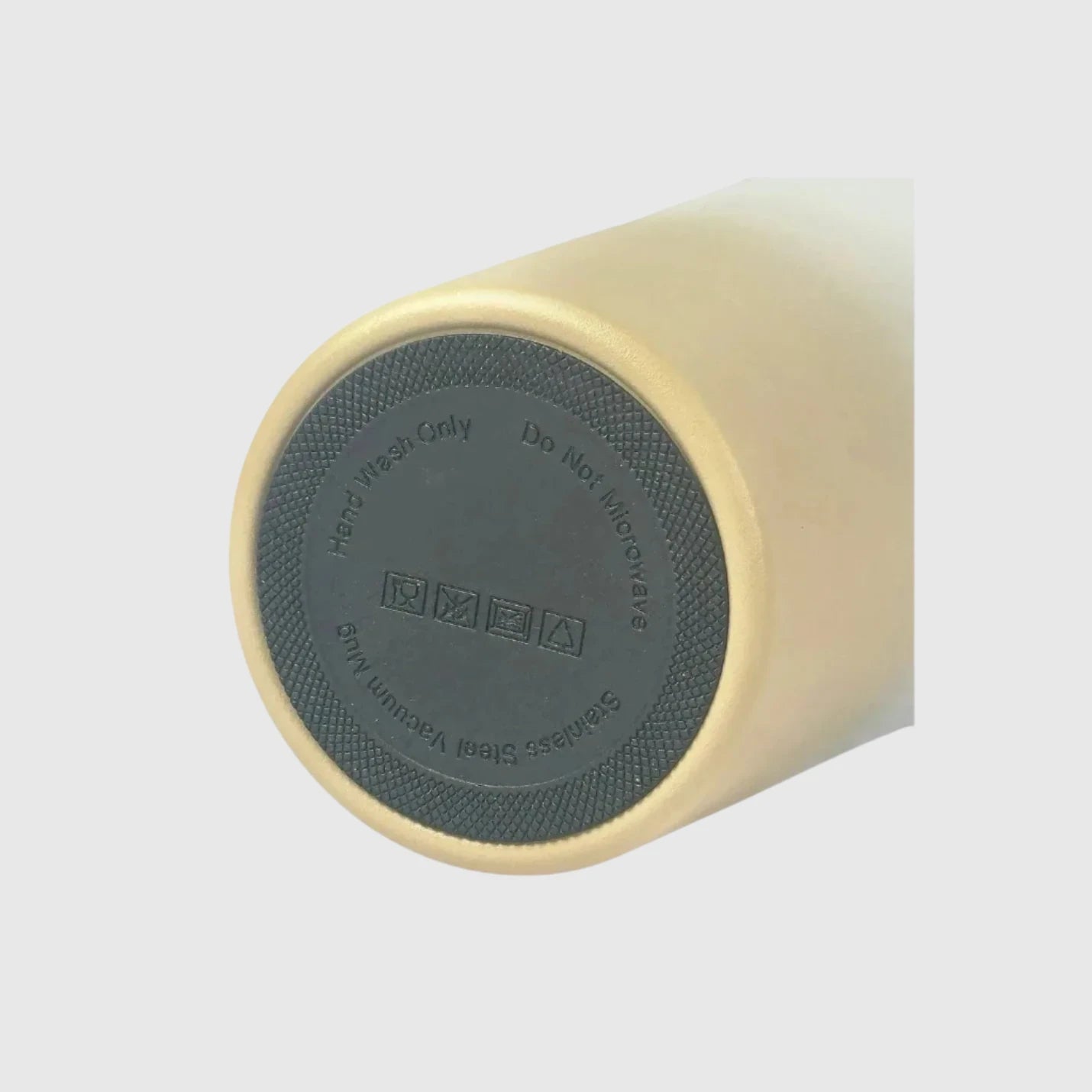 Pastel Beige Insulated Travel Coffee Mug - 500ml Stainless Steel Vacuum Flask for Hot & Cold Drinks - Perfect for Commuting, Camping and Office Use