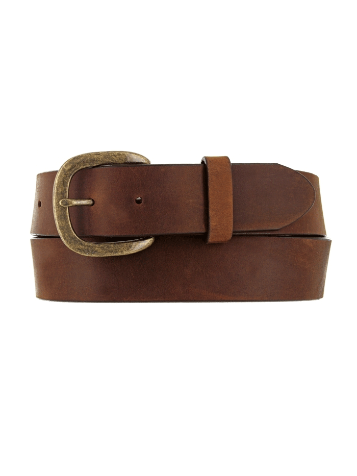 Justin 232BD Genuine Leather Work Belt - Durable Brown Bark Finish for Men | Perfect for Construction, Outdoor Jobs & Everyday Wear
