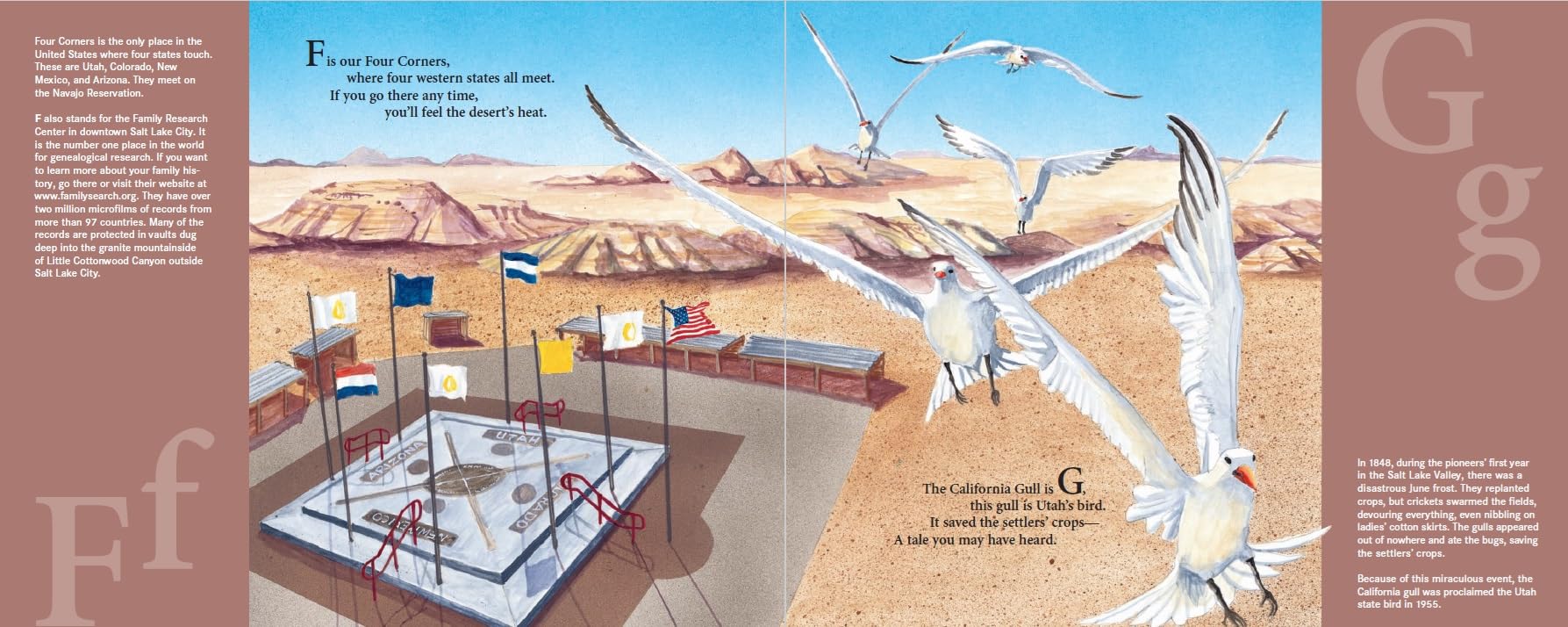 A Is For Arches: A Utah Alphabet Book - Discover America State by State | Educational Children's Book About Utah Landmarks & Nature | Perfect for Homeschooling & Classroom Learning
