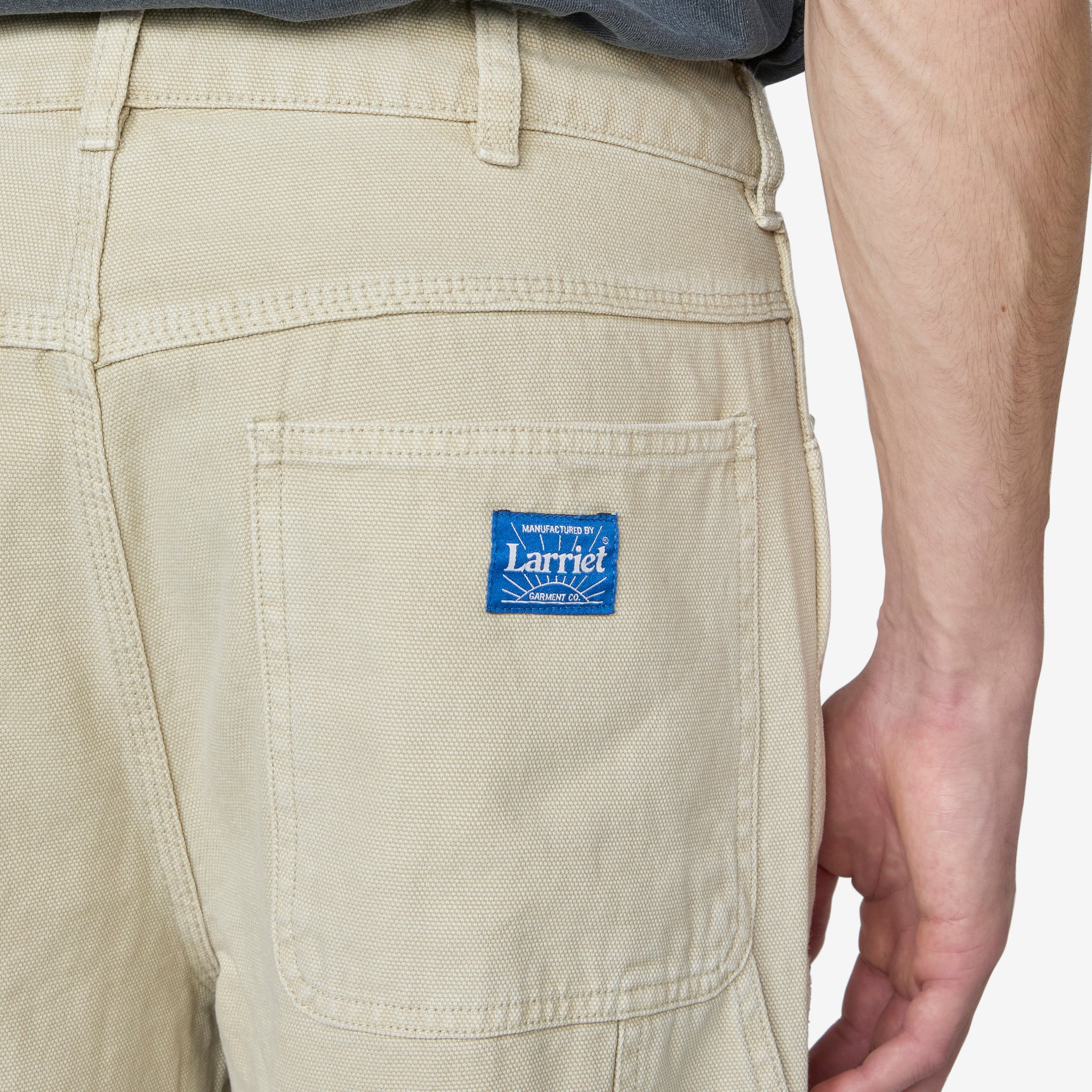 Double Knee Carpenter Pants - Durable Work Pants for Men - Natural Color for Construction & DIY Projects