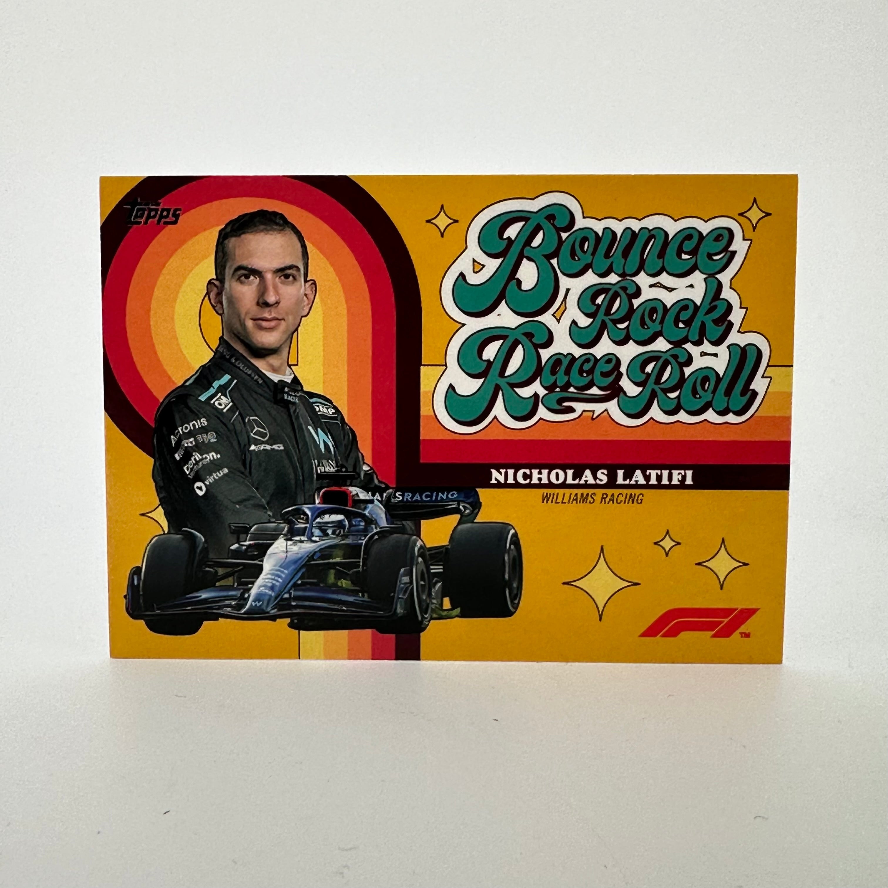 2022 Topps Formula 1 Nicholas Latifi #31/50 Gold Parallel Card - Rare F1 Racing Collectible for Sports Memorabilia Fans & Card Collectors - Perfect for Display, Trading, and Investment