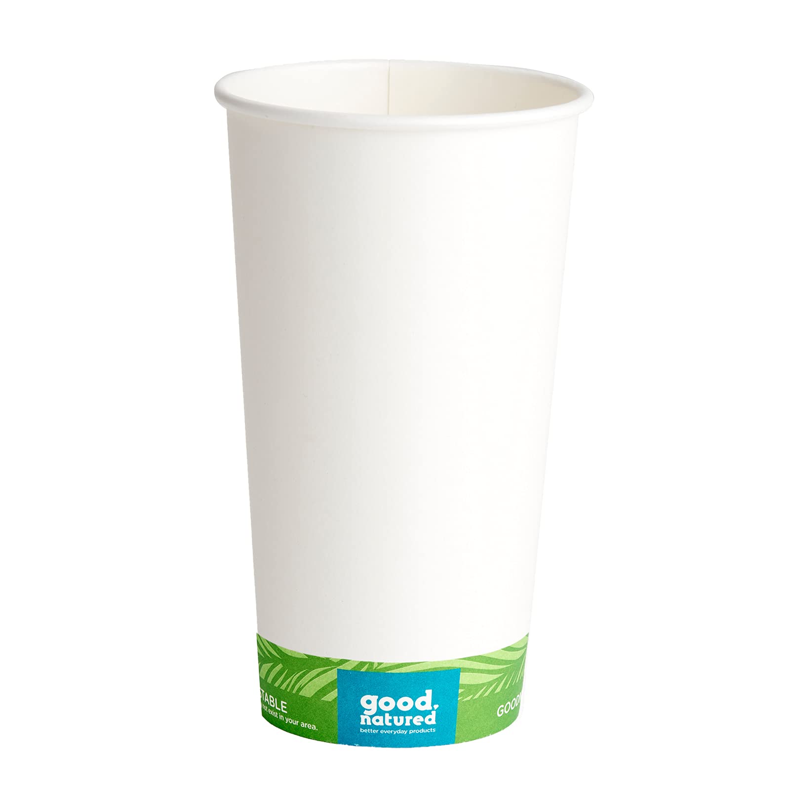 Eco-Friendly Compostable Hot Cup 20oz (Pack of 500) - Plant-Based Biodegradable Coffee Cups | Leak Proof, BPA-Free, Zero Waste | Perfect for Coffee Shops, Offices & Sustainable Events