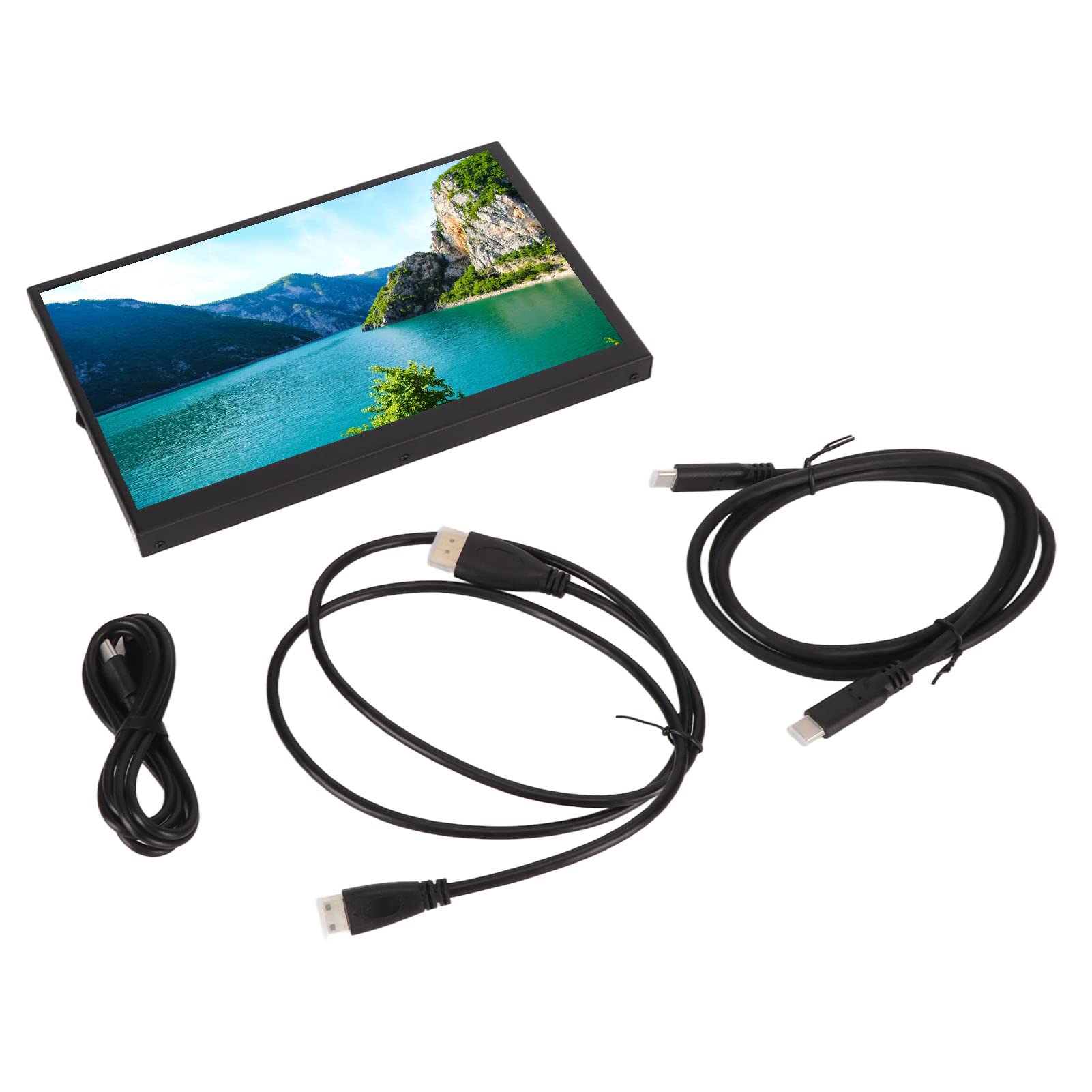 8.9 Inch LCD Touchscreen Monitor - 1920x1200 HD Resolution, 160° Wide Viewing Angle, USB Powered with Built-in Speakers | Perfect for Digital Signage, POS Systems & Home Office Setup