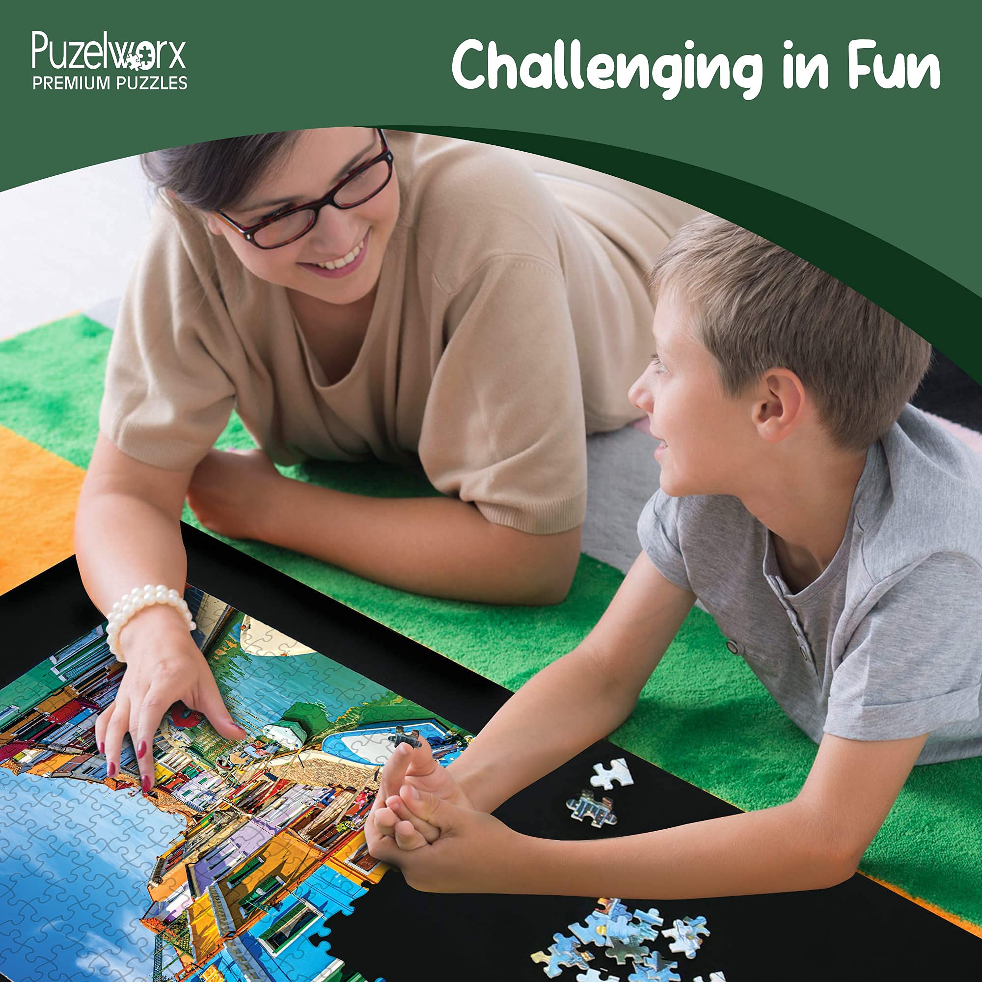 500-Piece Jigsaw Puzzle - Educational Family Game for Adults & Kids - Perfect for Family Bonding, Classroom Learning & Stress Relief Activities
