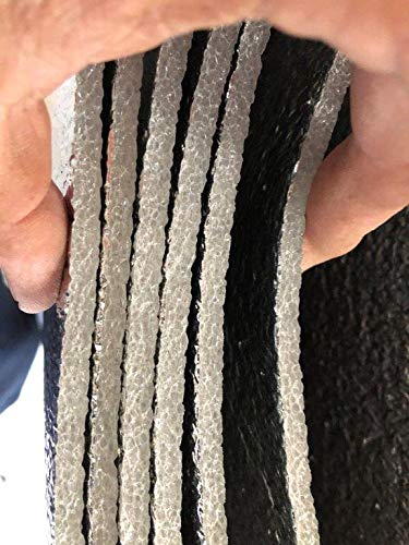 Reflective Aluminum Foil Foam Insulation Roll (2ft x 25ft) - Industrial Grade Radiant Barrier for Soundproofing, Automotive, Weatherproofing, Roof, Floor & Window Insulation - Perfect for Home, RV & DIY Projects