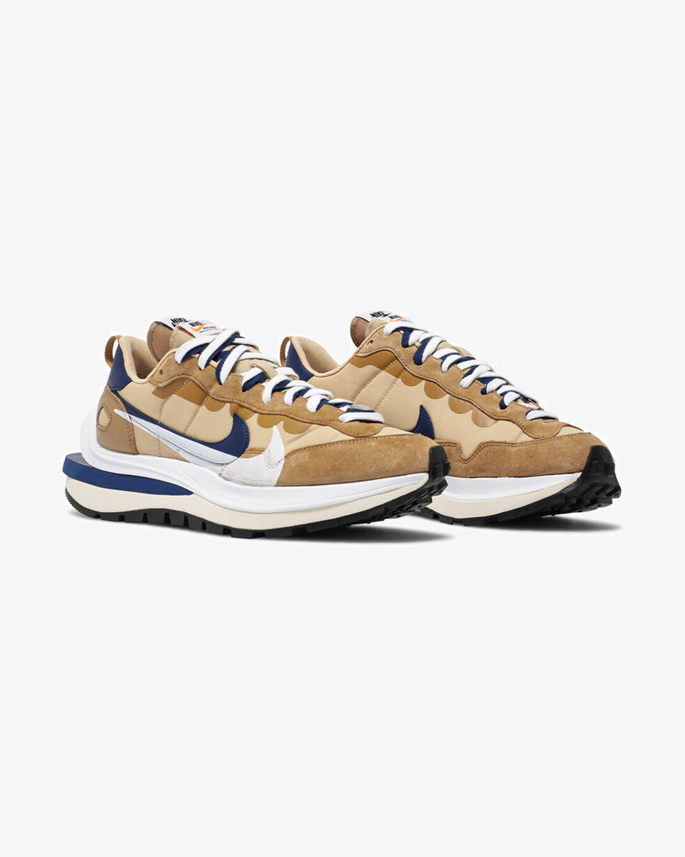 Nike x Sacai Vaporwaffle Sneakers - Sesame Blue Void Colorway | Men's/Women's Fashion Running Shoes for Streetwear & Casual Outfits