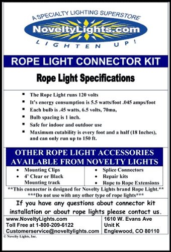 150ft Custom Cuttable Incandescent Rope Light Spool - 1/2