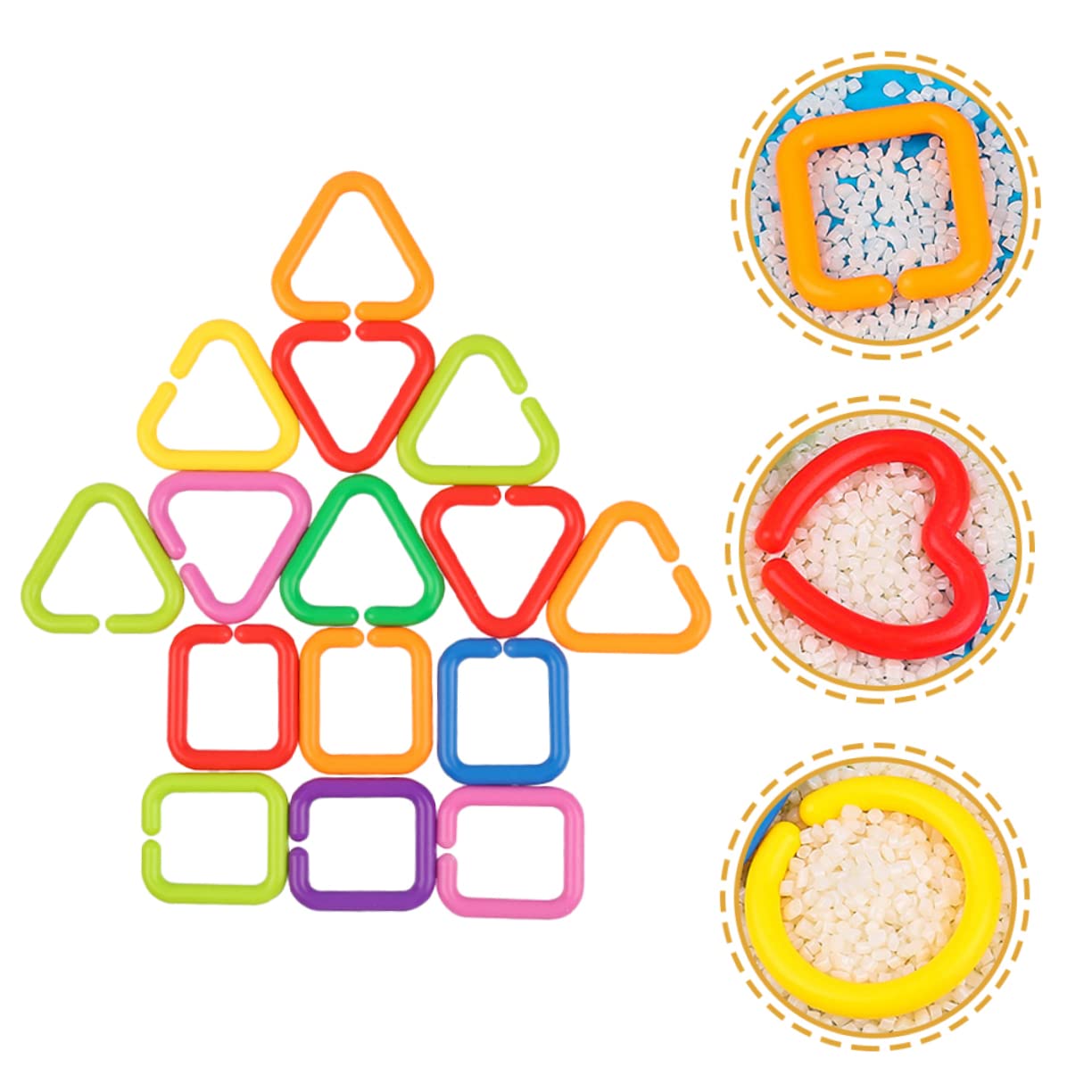 75pcs Geometric Sensory Ring Toys for Toddlers - Fine Motor Skills Development, Baby Shower Gift, Montessori Learning Toys for Kids - Perfect for Classroom, Home Play & Early Childhood Education
